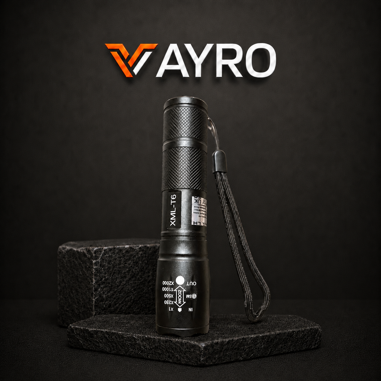 Vayro™ NightRay XML-T6 Tactical Flashlight