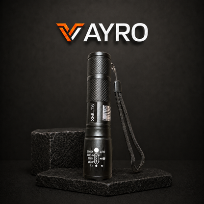 Vayro™ NightRay XML-T6 Tactical Flashlight