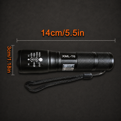 Vayro™ NightRay XML-T6 Tactical Flashlight